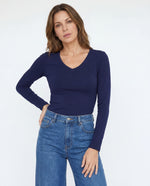 Basica Mujer Cereza - Azul Navy