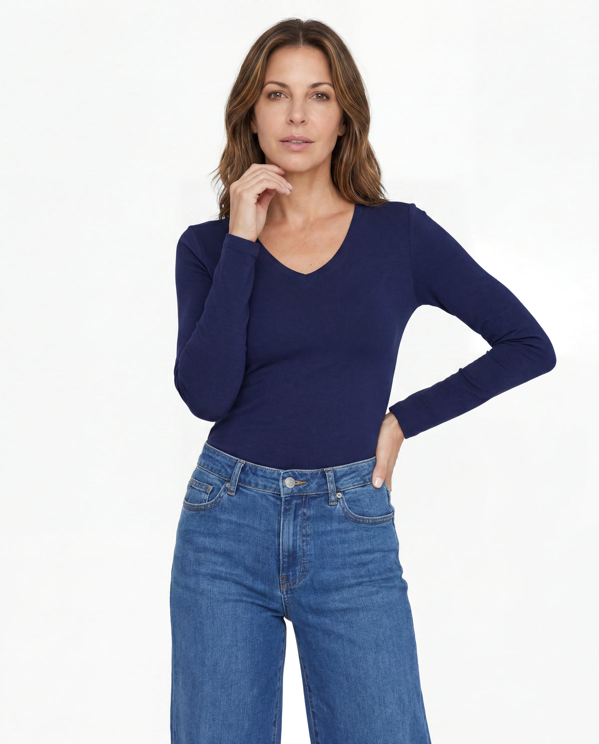 Basica Mujer Cereza - Azul Navy