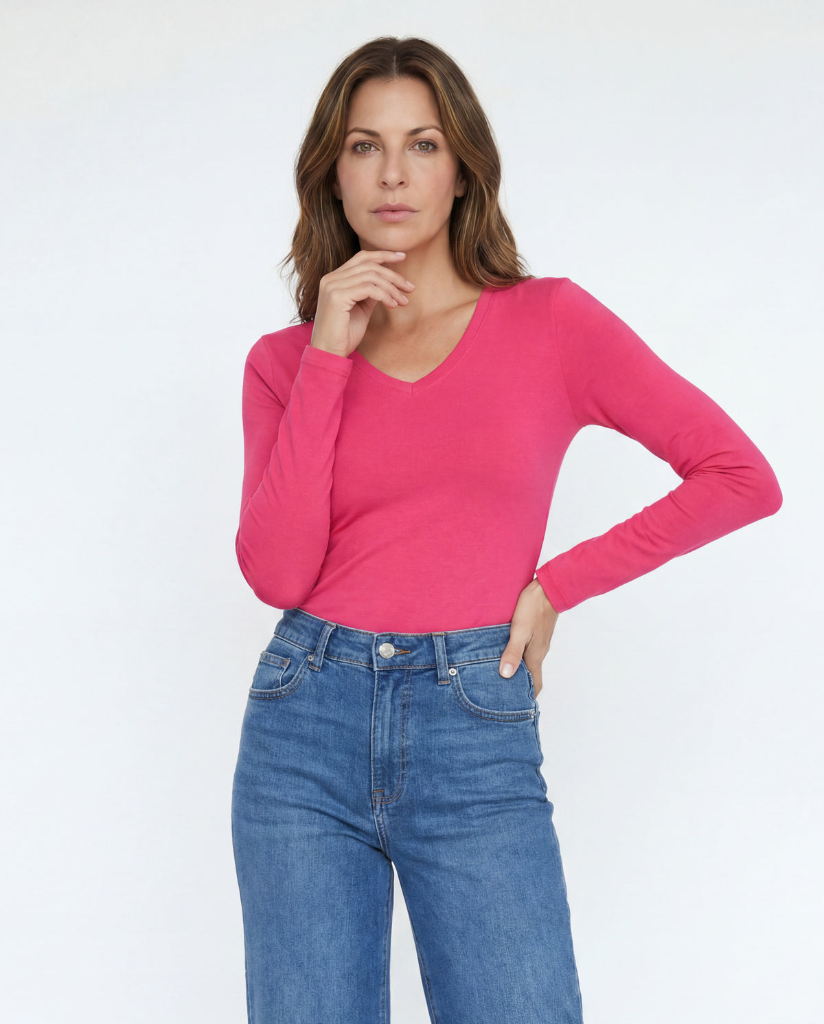 Basica Mujer Cereza - Coral