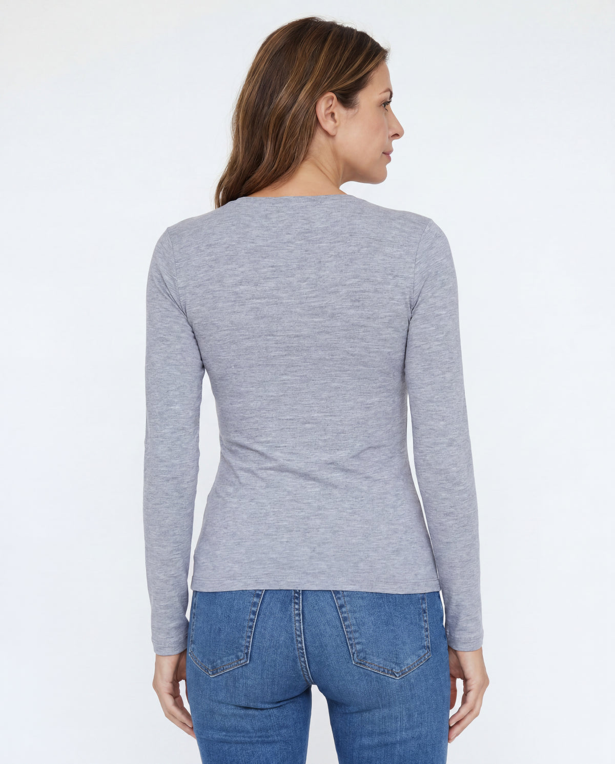 Basica Mujer Cereza - Gris Jaspe