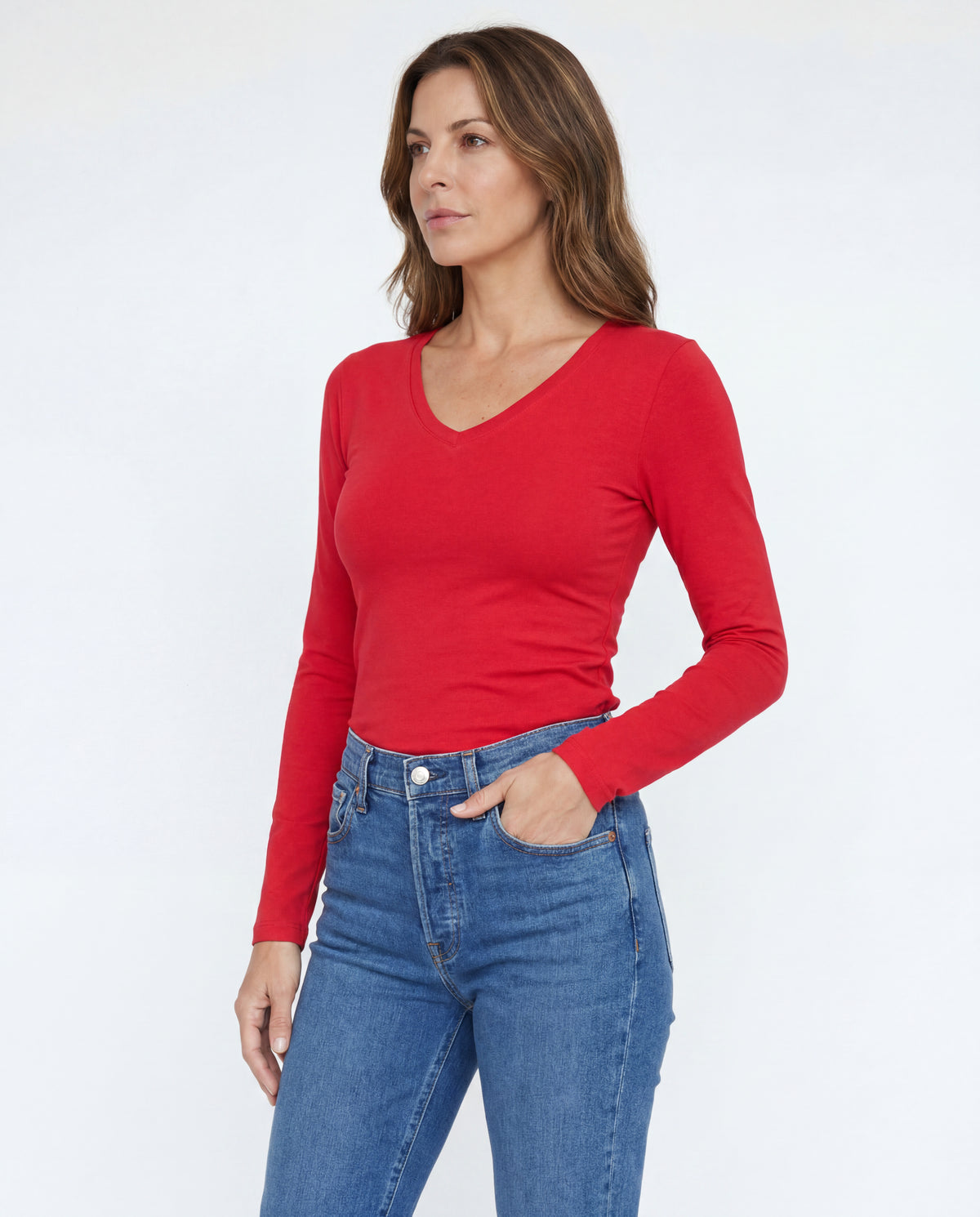 Basica Mujer Cereza - Roja