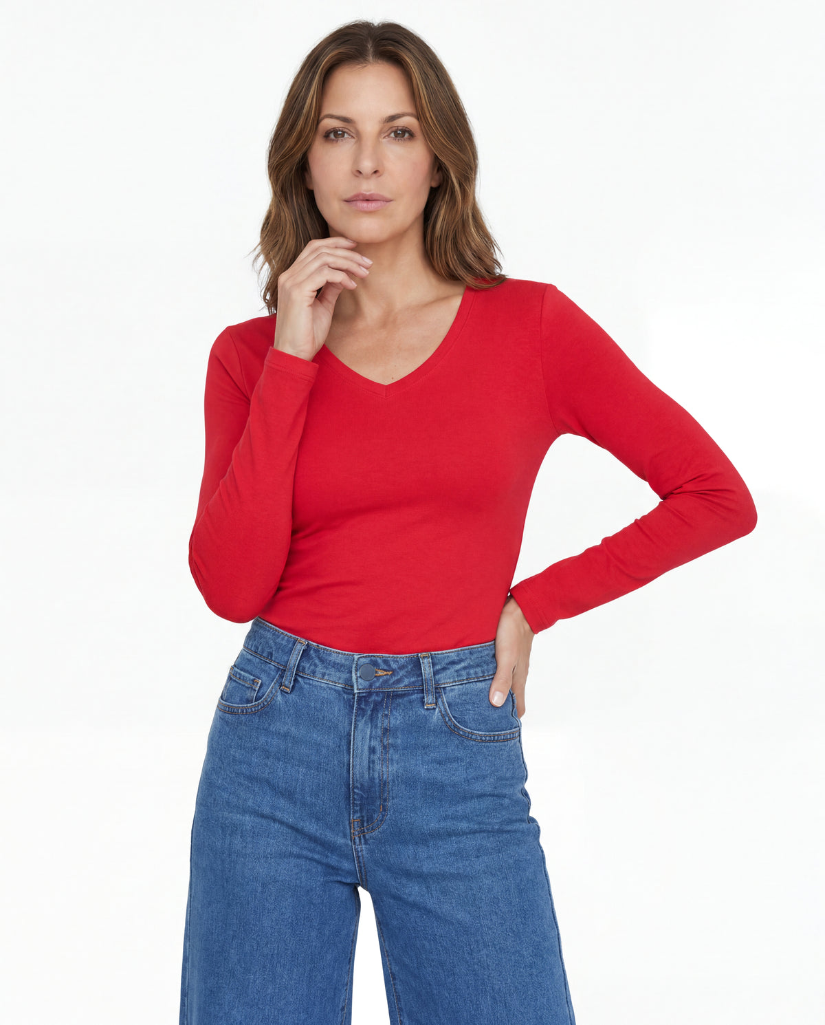 Basica Mujer Cereza - Roja