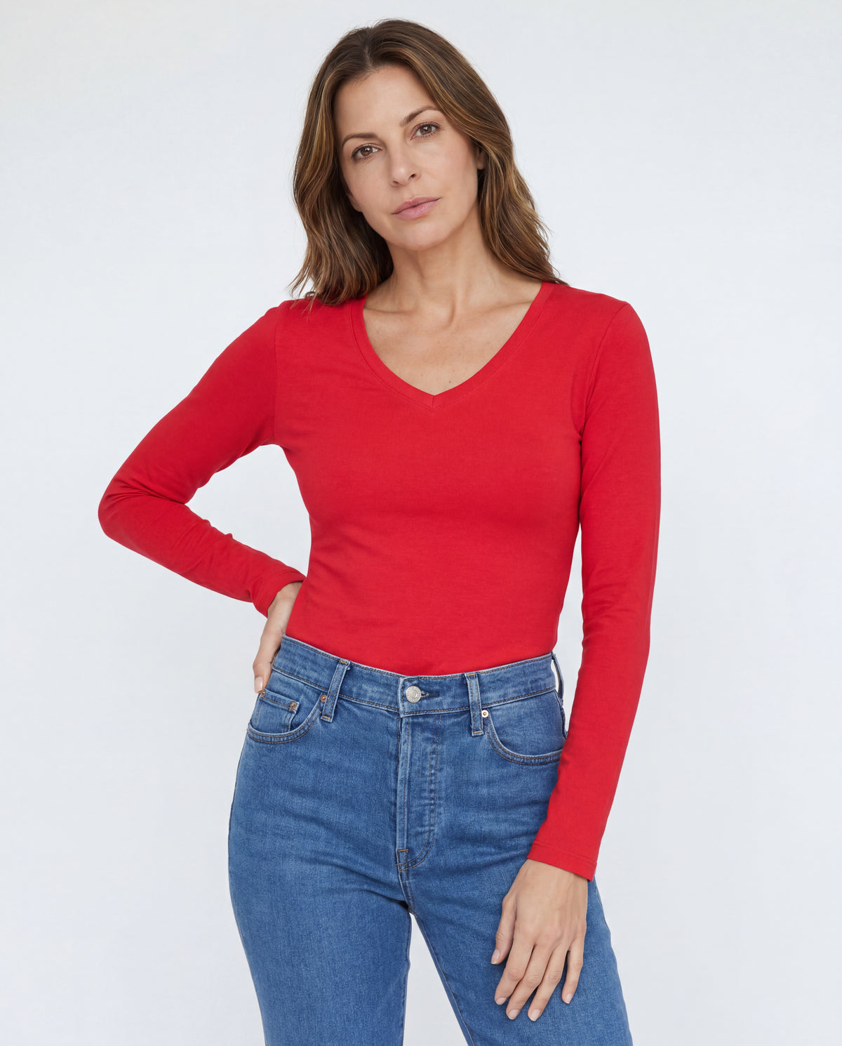 Basica Mujer Cereza - Roja