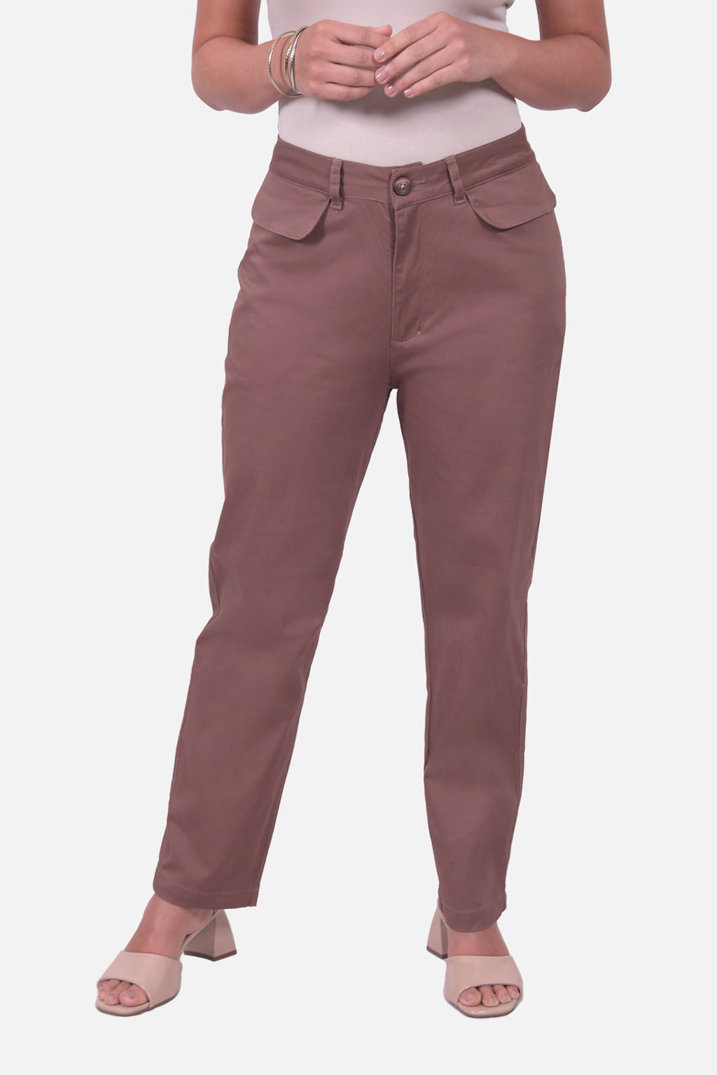 Pantalon Burdeos - Cafe