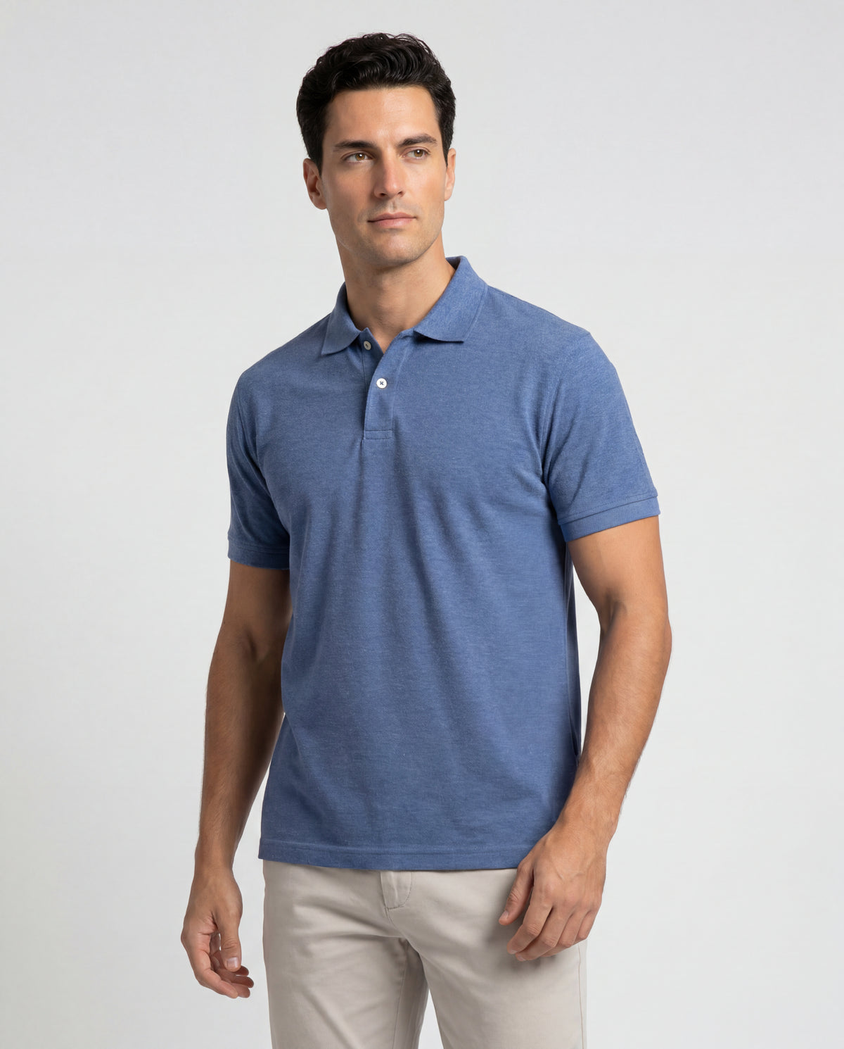 Polo Hombre - Azul Jaspe