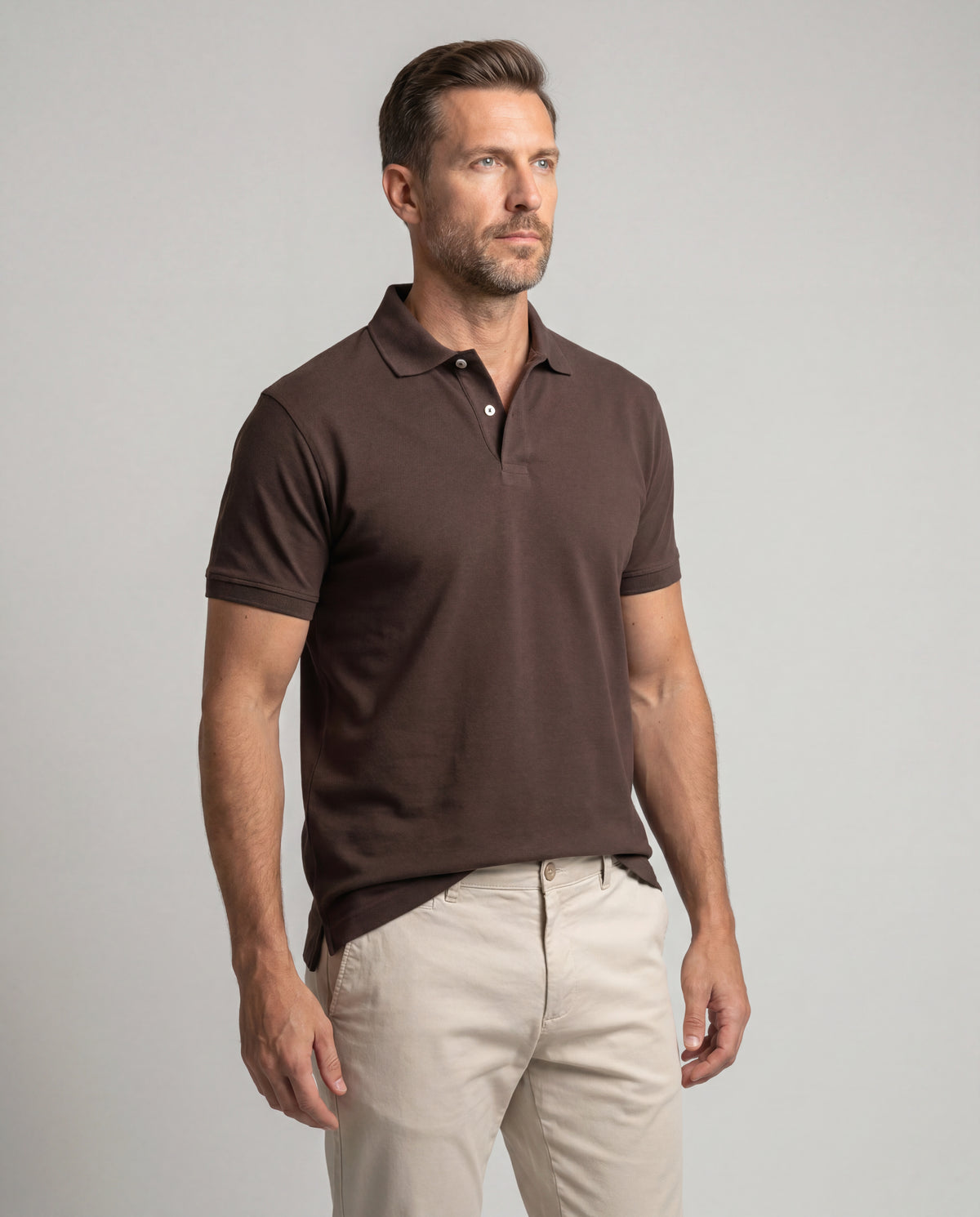 Polo Hombre - Coffee