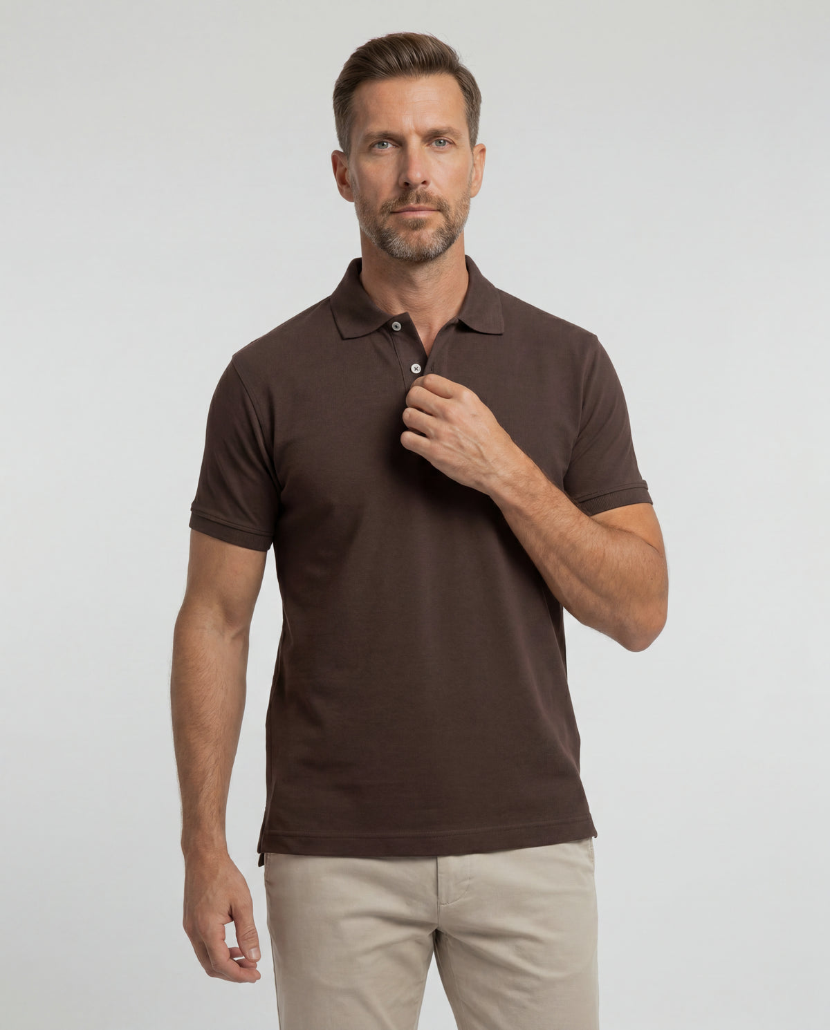 Polo Hombre - Coffee