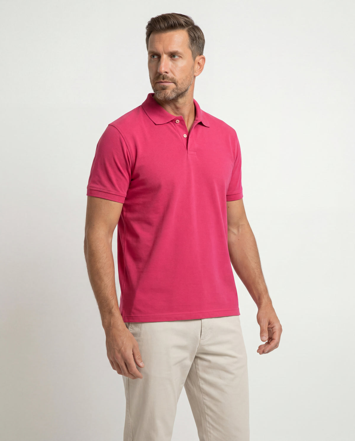 Polo Hombre - Fucsia