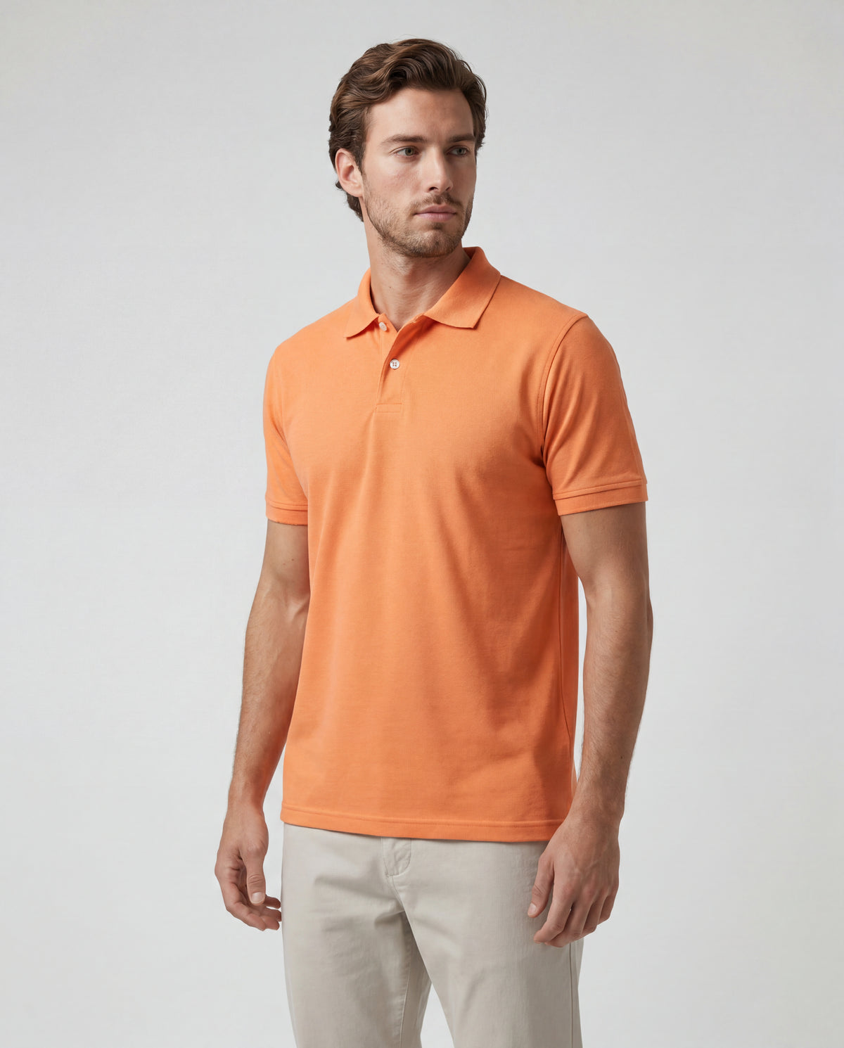 Polo Hombre - Mandarina