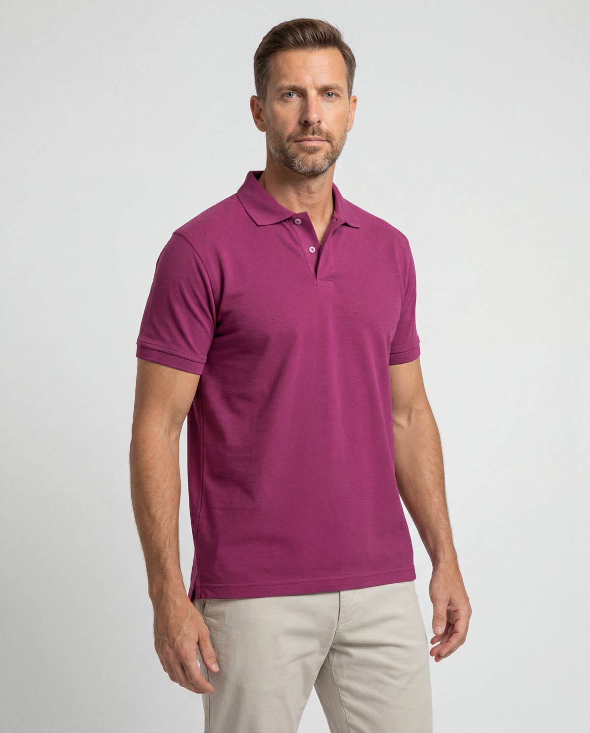 Polo Hombre - Magenta