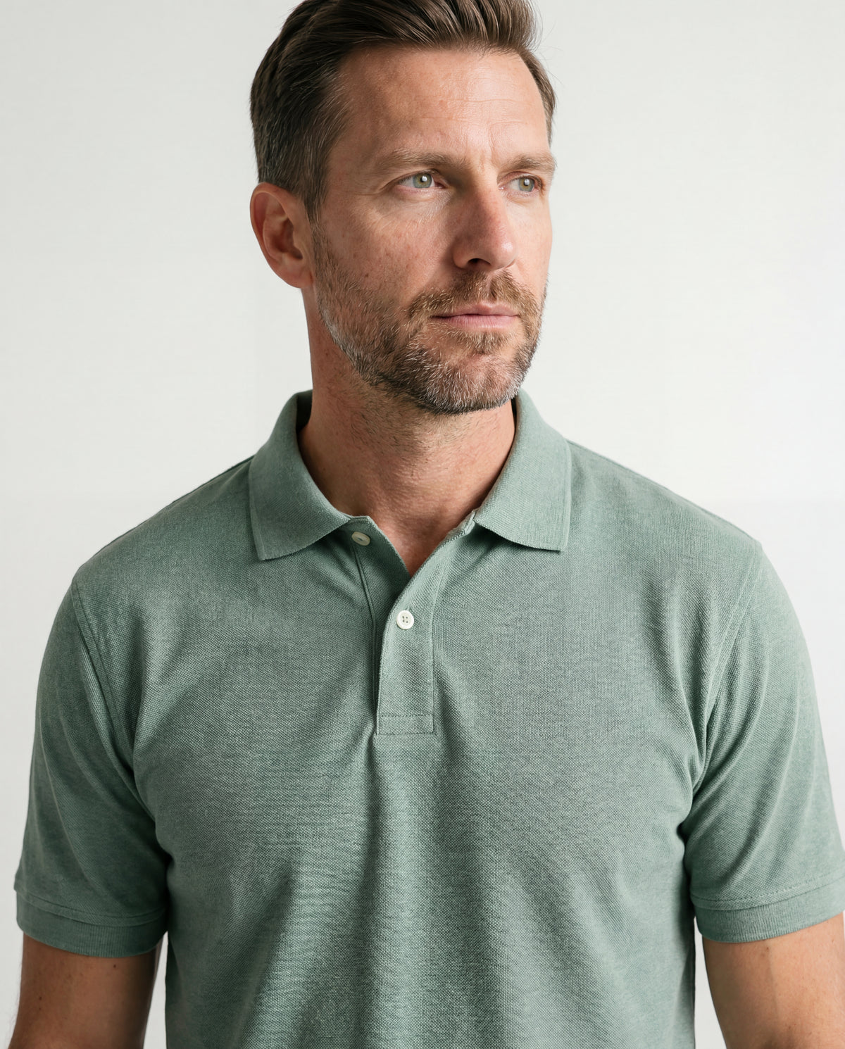 Polo Hombre - Verde Jaspe