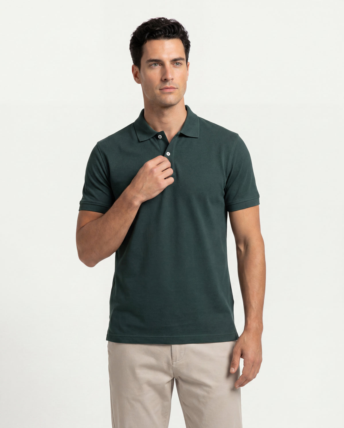 Polo Hombre - Verde Pino