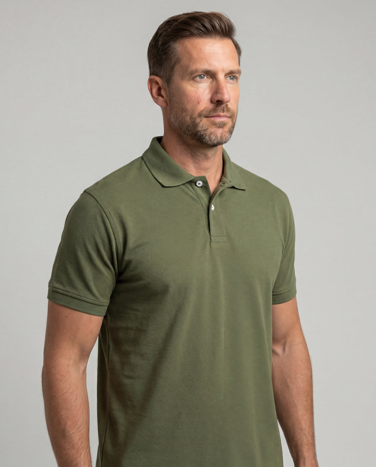 Polo Hombre - Verde Militar