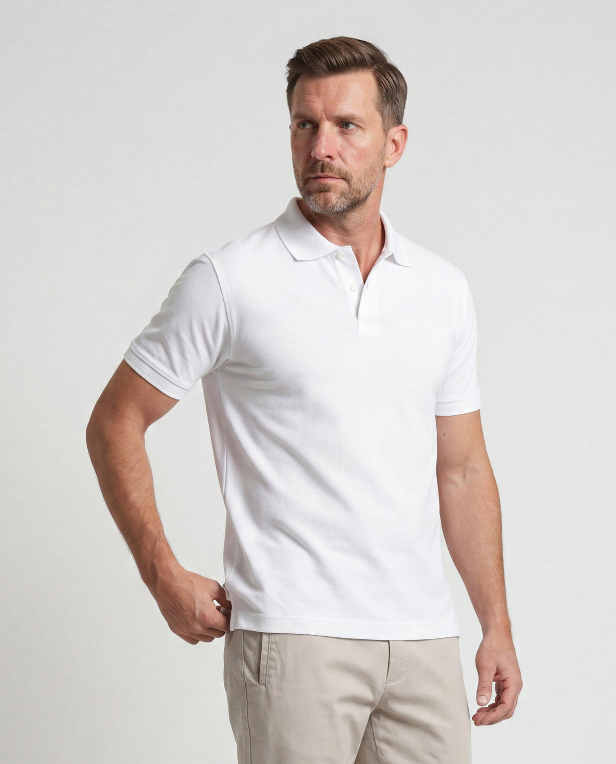 Polo Hombre - Blanca