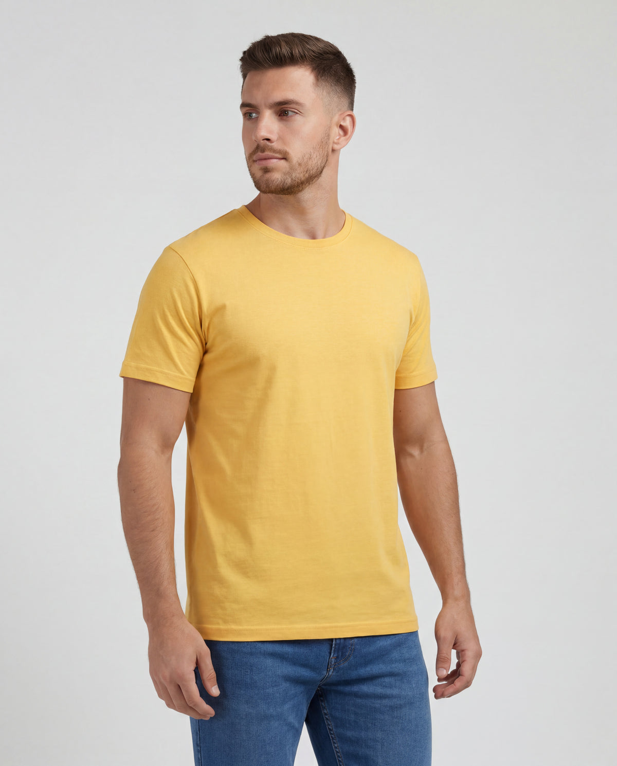 Camiseta Hombre Cuello Redondo Delgado - Maiz