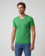 Camiseta Hombre Cuello V - Verde Cali