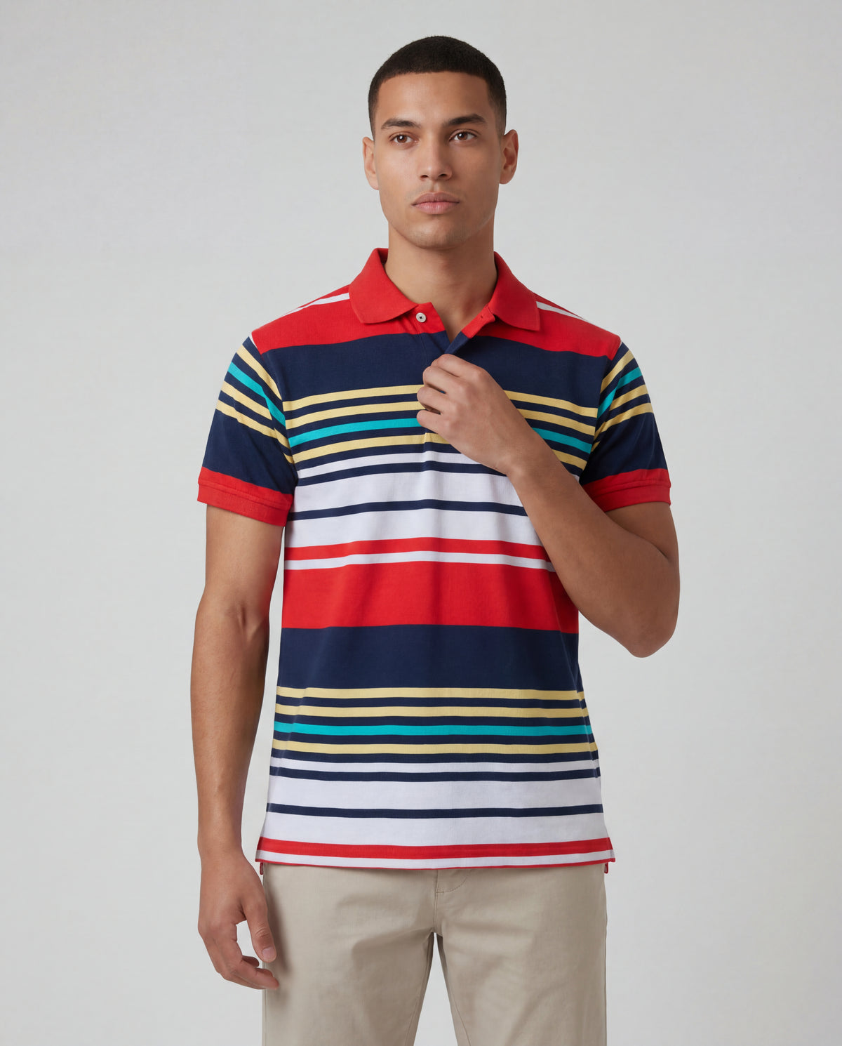 Polo Rayas Martin - Rojo