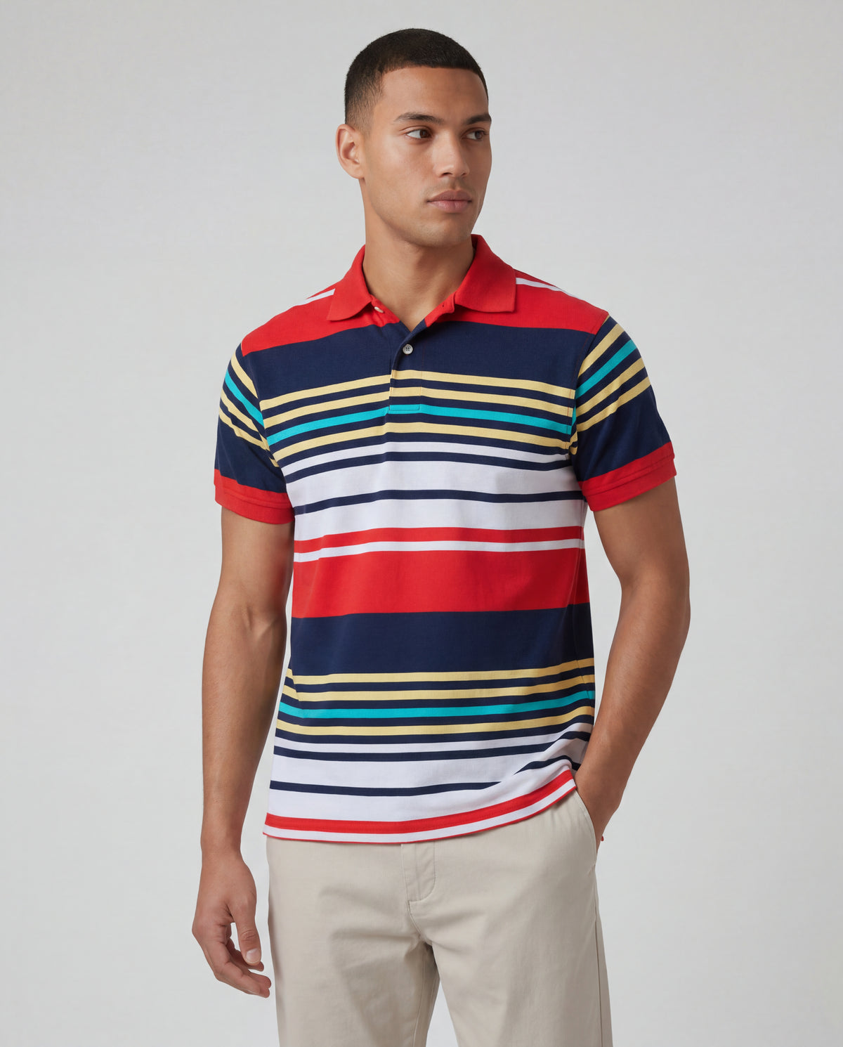 Polo Rayas Martin - Rojo