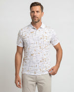 Polo Estampada Donato - Blanco