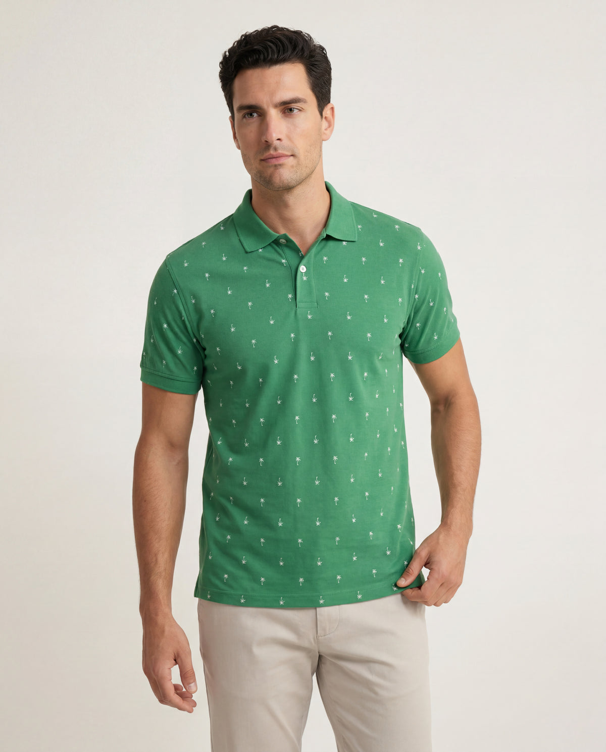 Polo Estampada Geronimo - Verde Cali