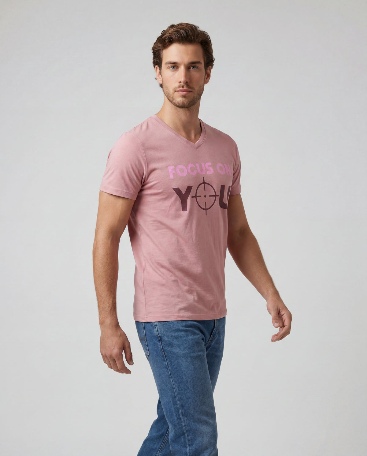 Camiseta Estampada 366 - Crudo