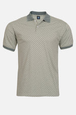 Polo Estampada David - Oliva
