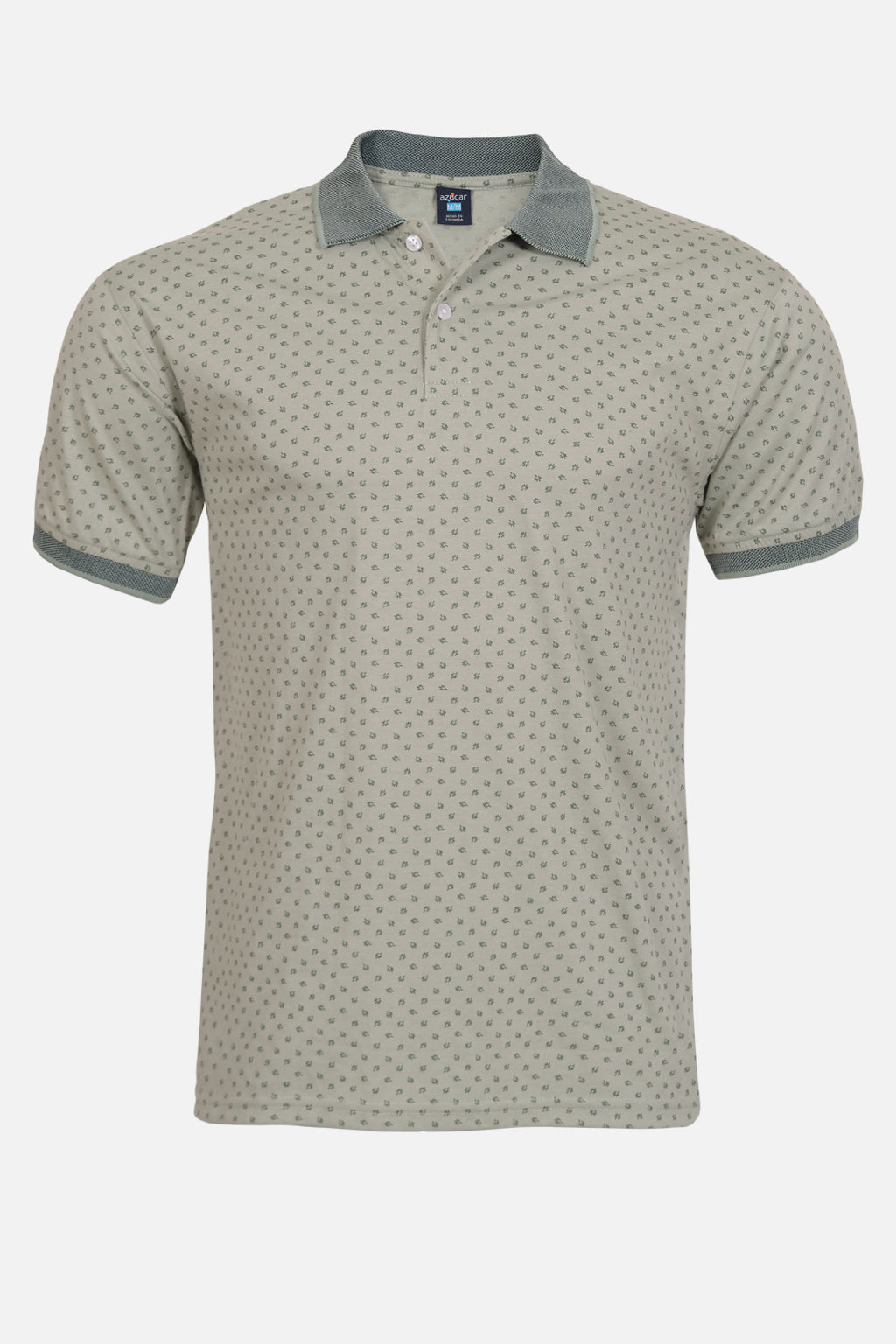 Polo Estampada David - Oliva