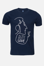 Camiseta Estampada 1050 - Azul Navy