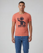 Camiseta Estampada 1063 - Azul Jaspe