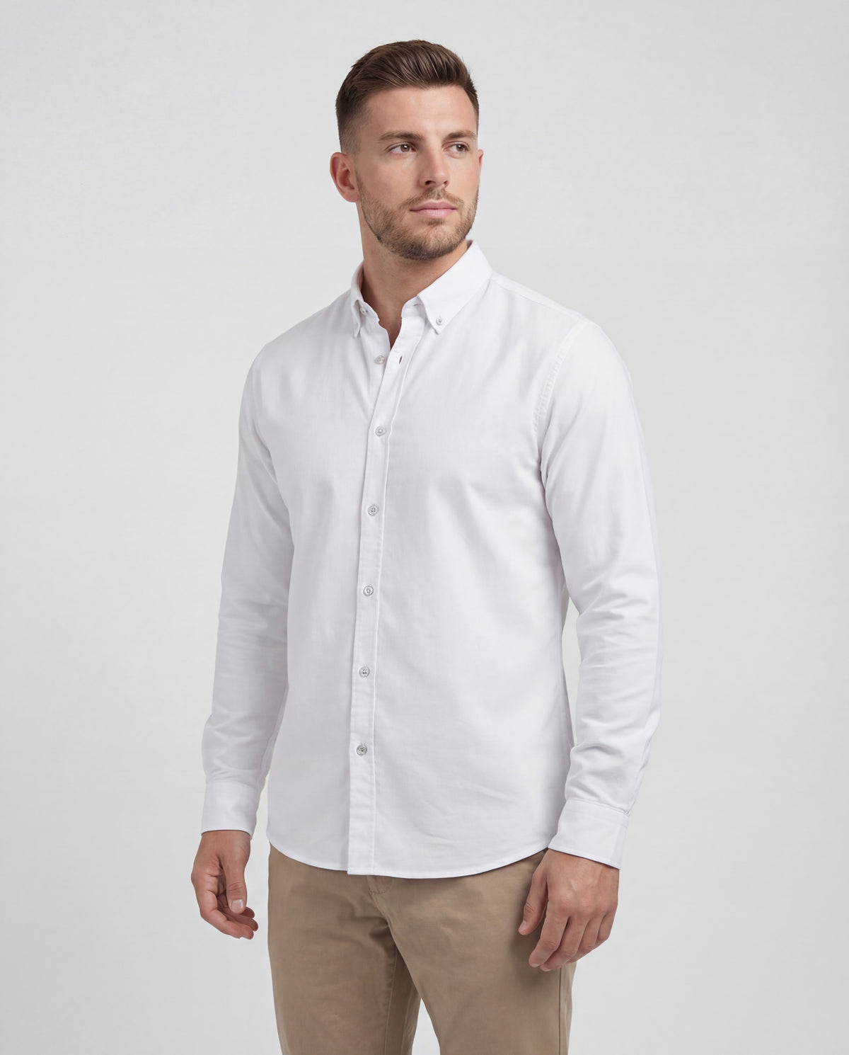 Camisa Oxford - Blanco