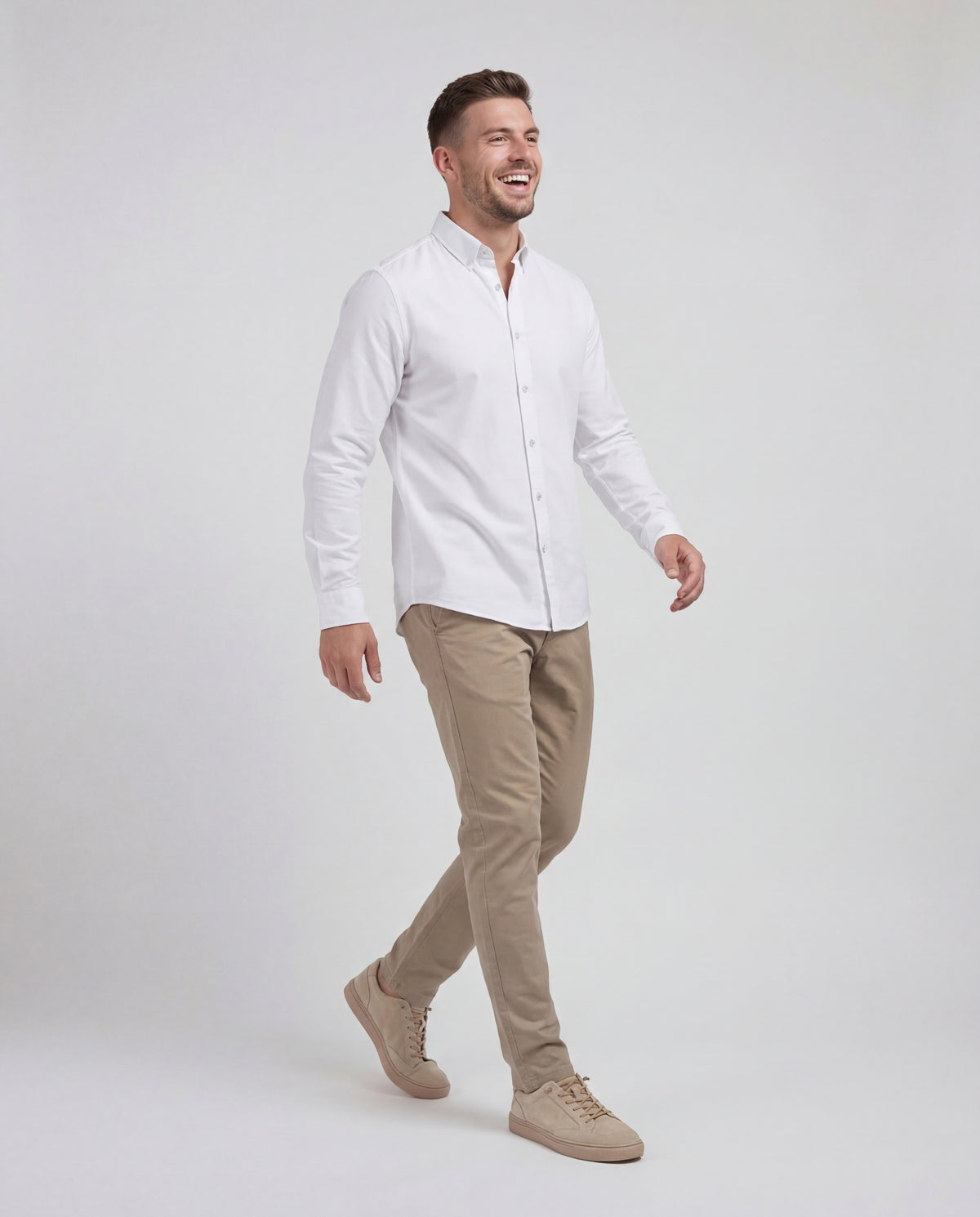 Camisa Oxford - Blanco