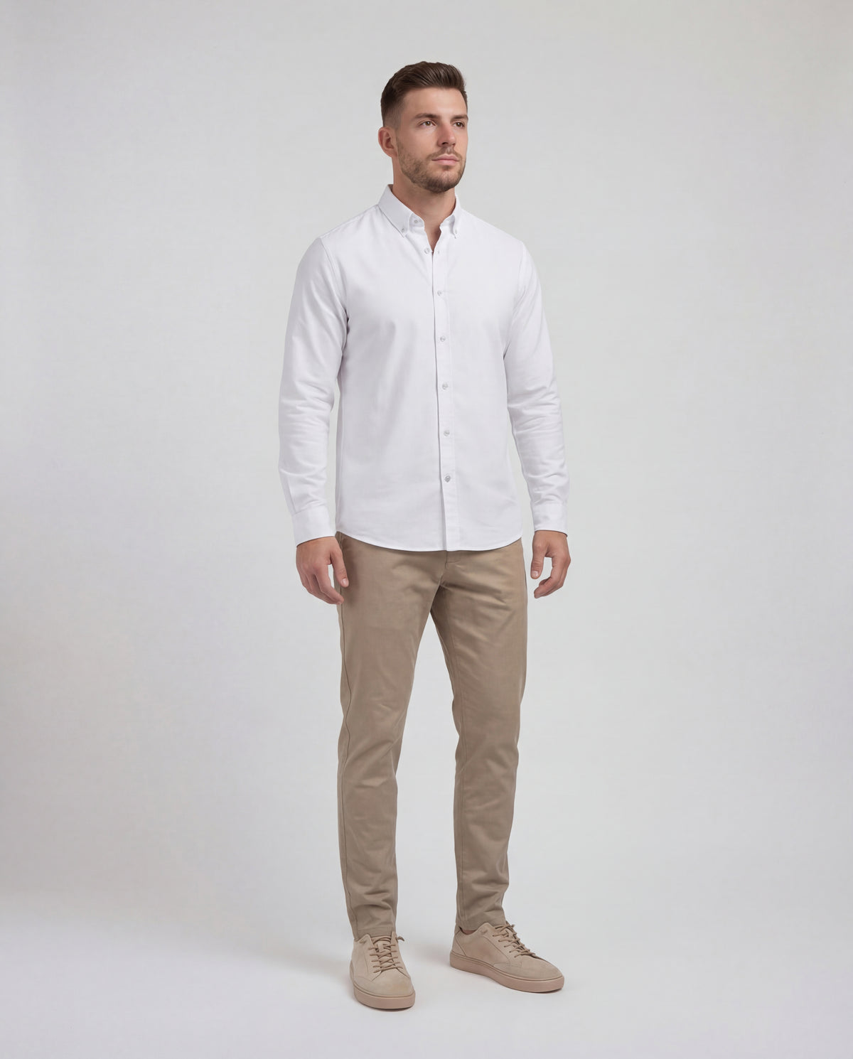 Camisa Oxford - Blanco