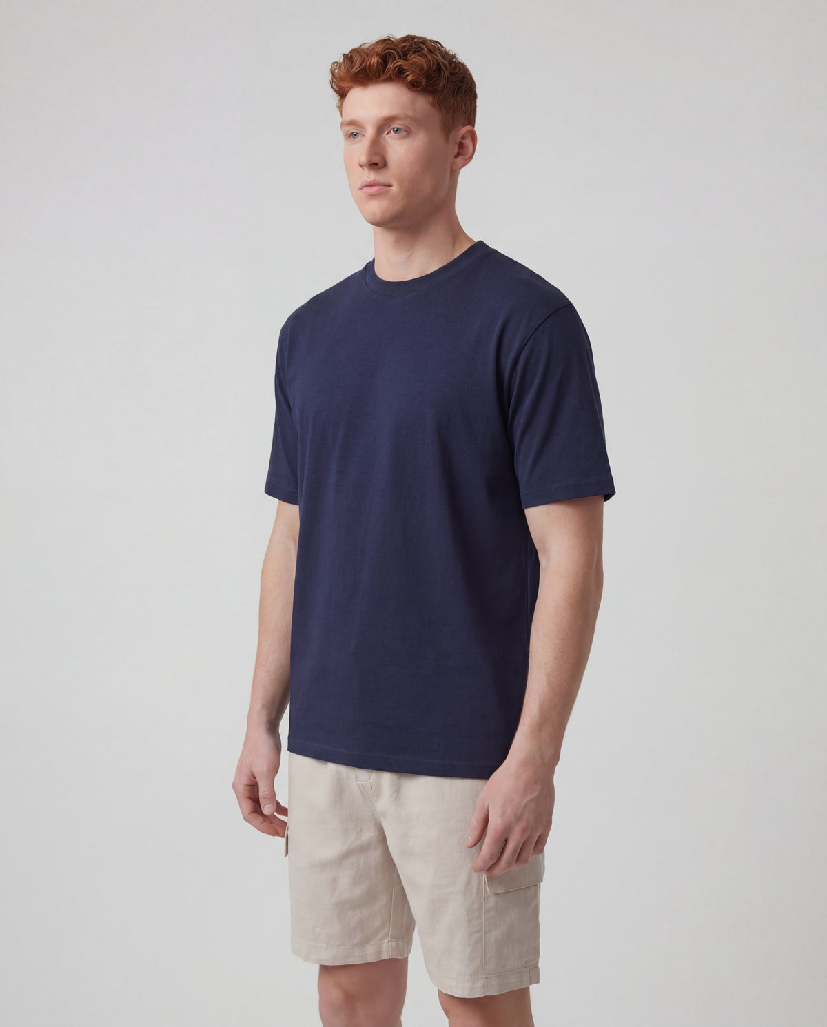 Camiseta Oversize - Azul Navy