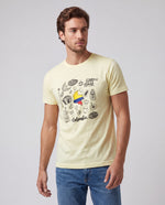 Camiseta Estampada 1088 - Amarillo Pastel