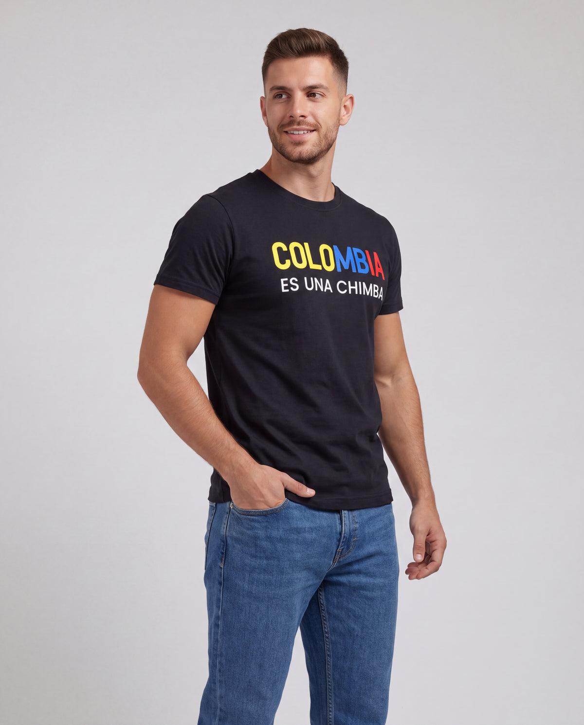 Camiseta Estampada 1089 - Negro
