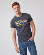 Camiseta Estampada 1090 - Negro Jaspe