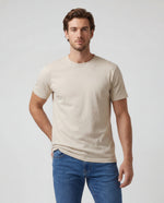 Camiseta Hombre Cuello Doble - Arena