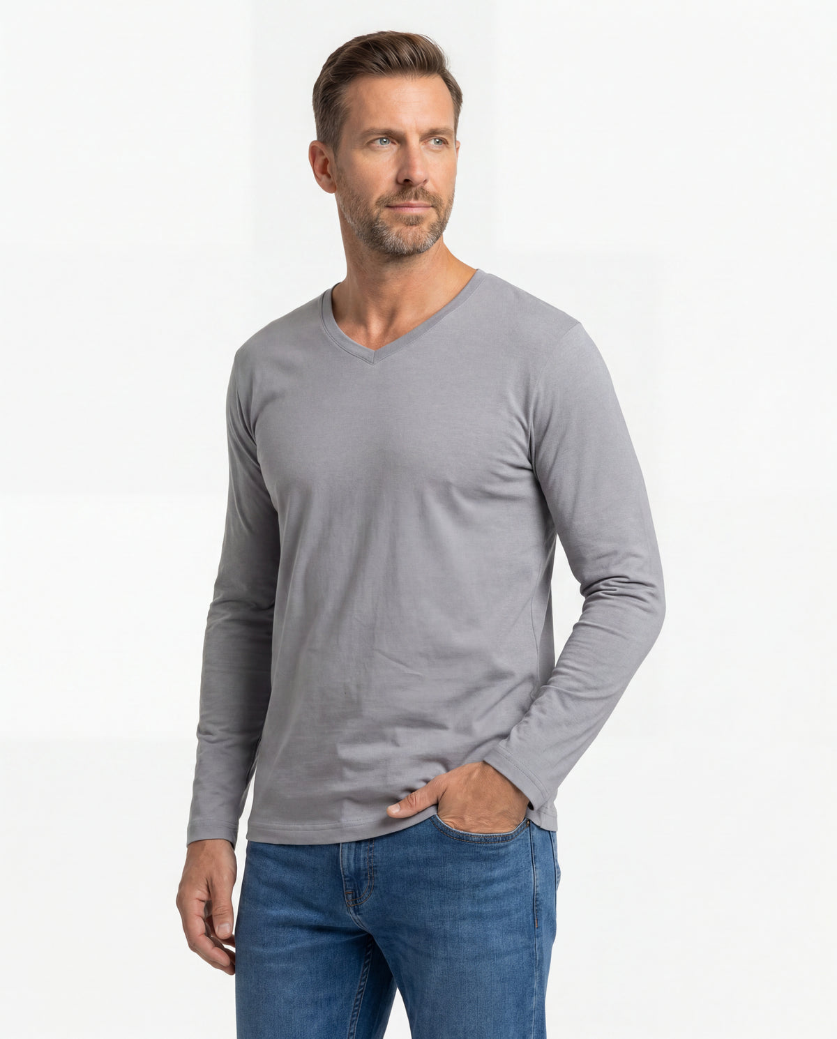 Camiseta Bruce - Gris Claro