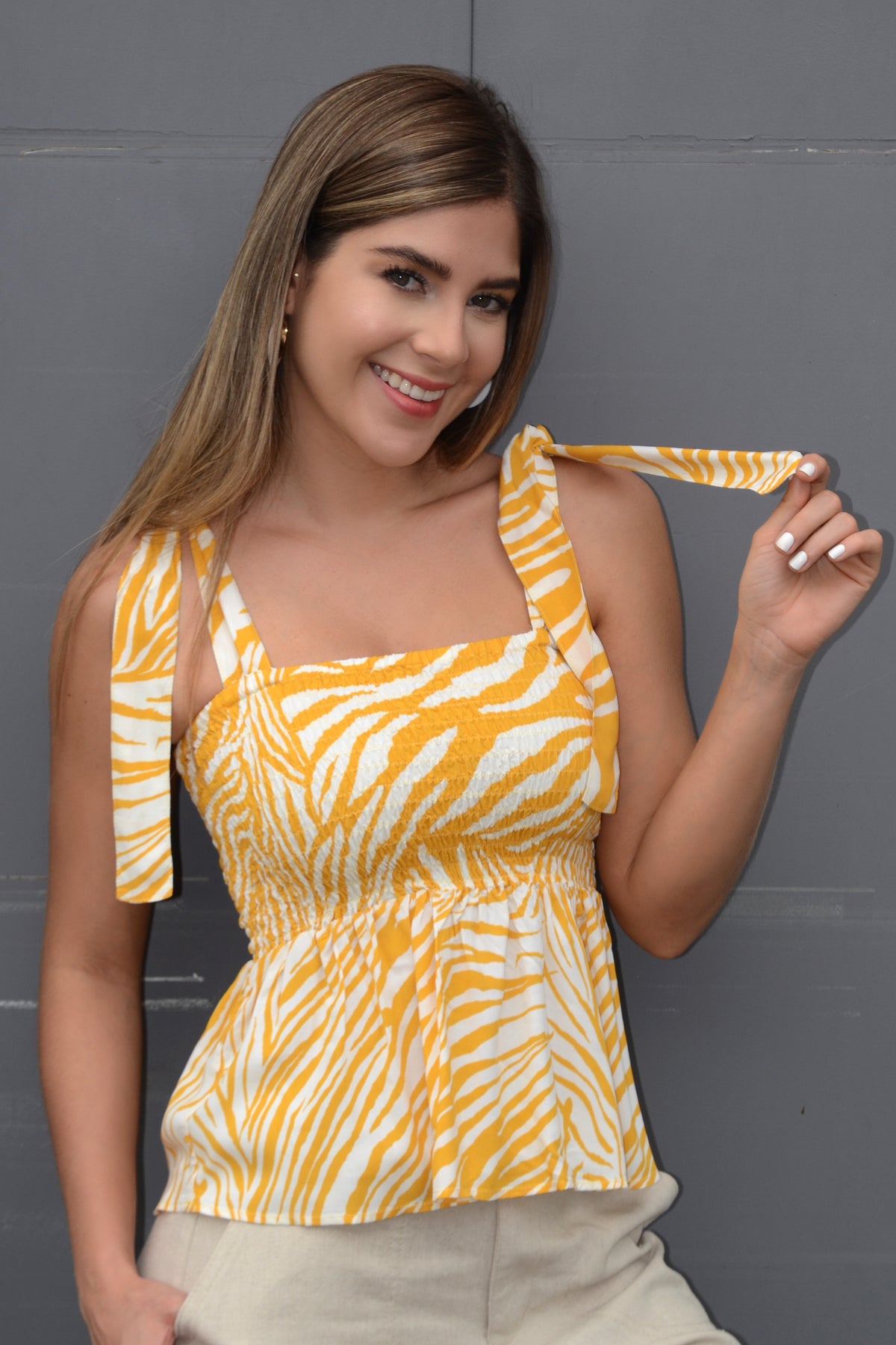 Blusa Tila - Amarilla