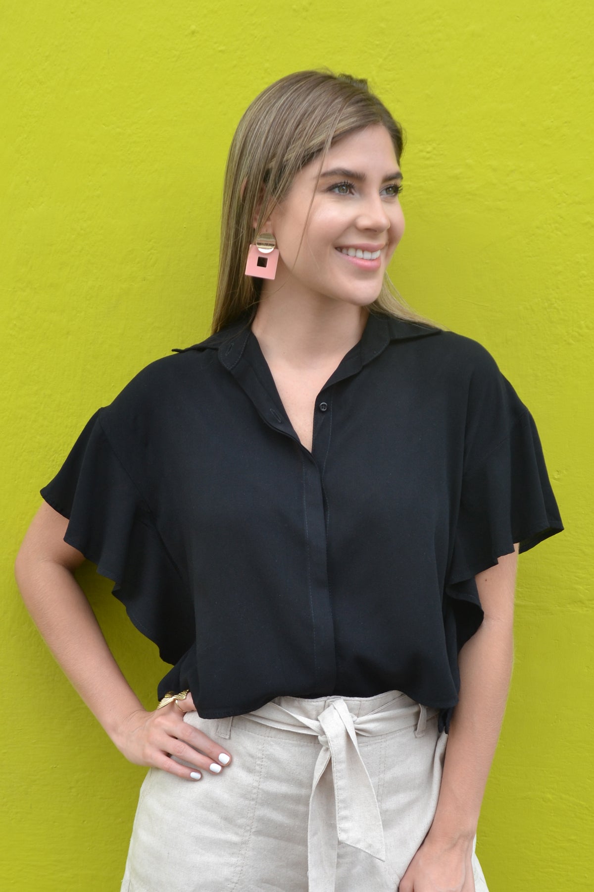 Blusa Reyna - Negra
