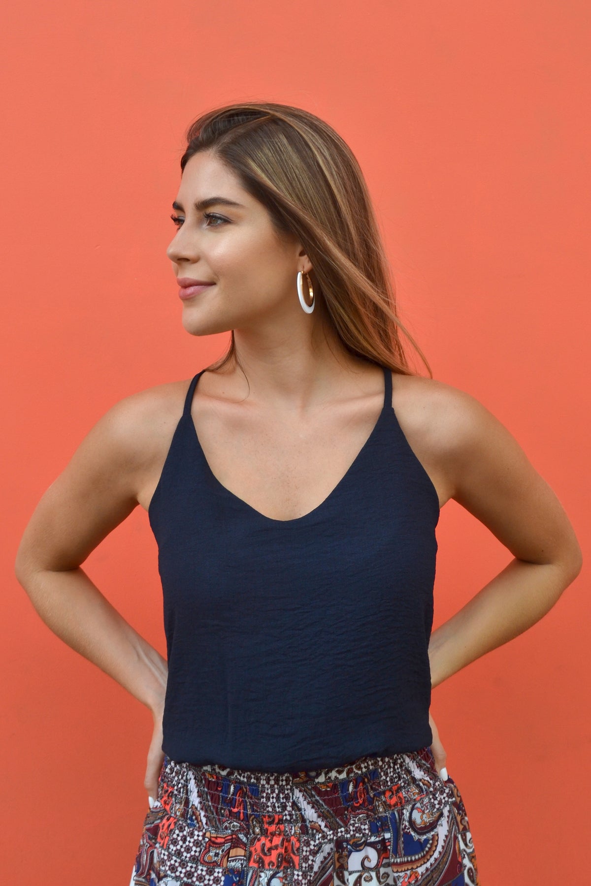 Blusa Laurina - Azul Navy