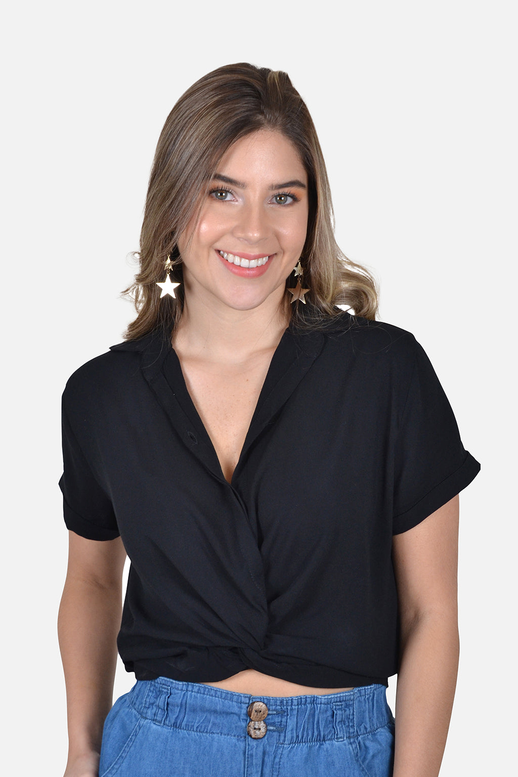 Blusa Zarzamora - Negra