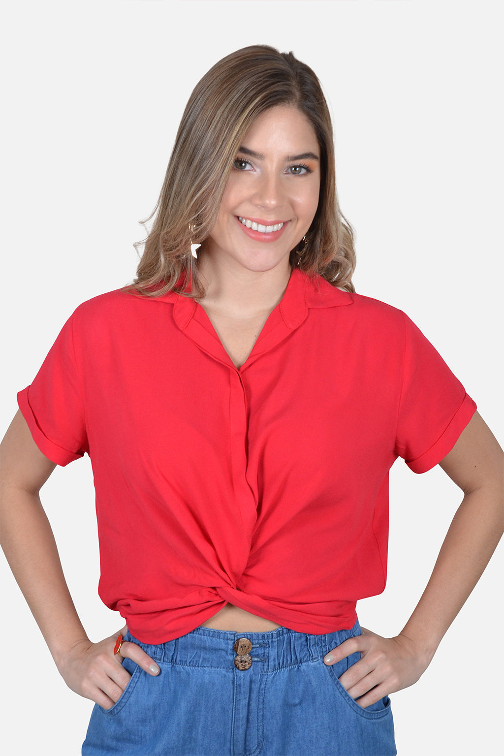Blusa Zarzamora - Roja