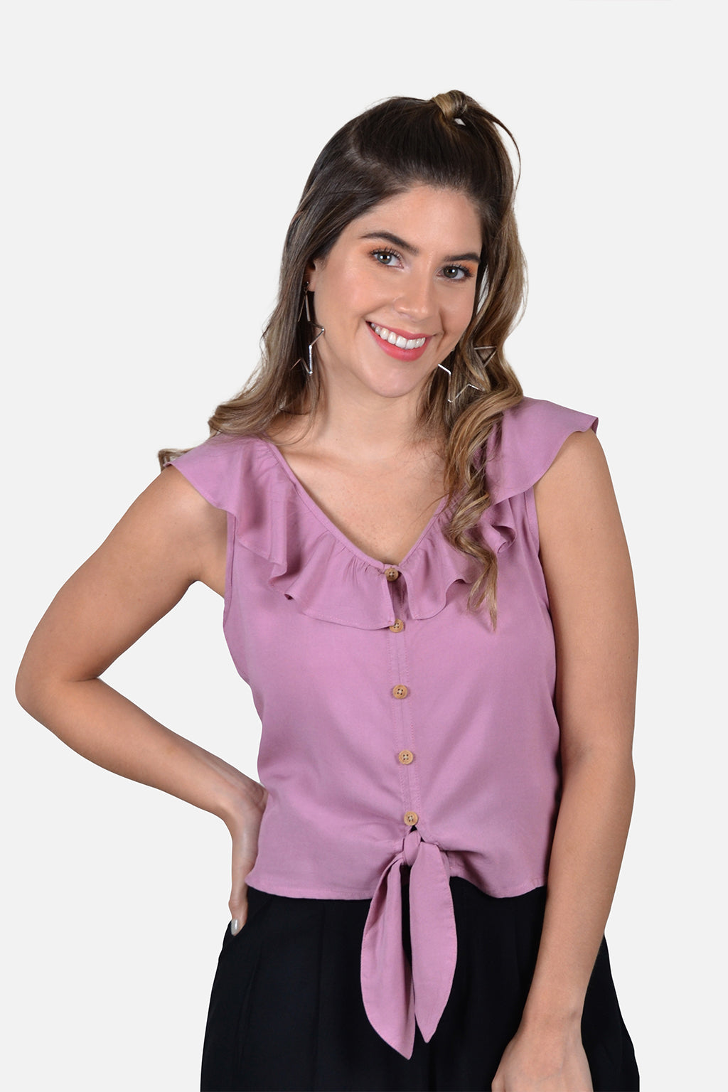 Blusa Golondrina - Malva
