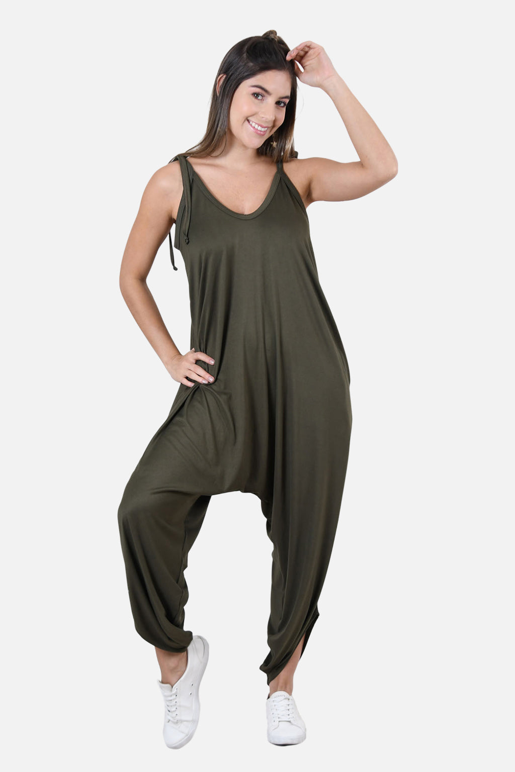 Vestido Heliconia - Verde Militar