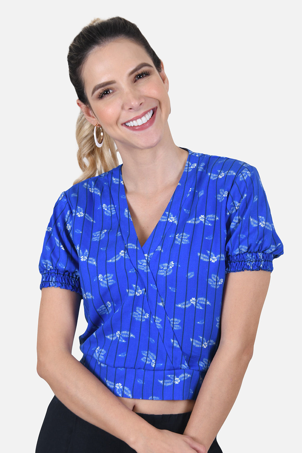 Blusa Roy - Azul Rey