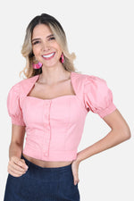 Blusa Casio - Rosada