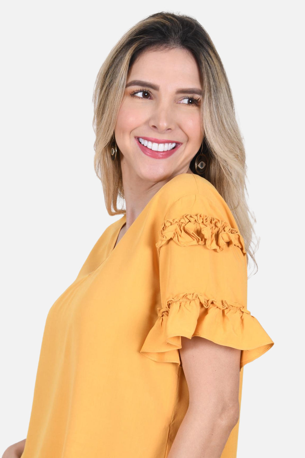 Blusa Fraide - Mostaza