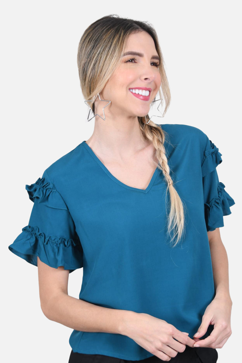 Blusa Fraide - Petroleo