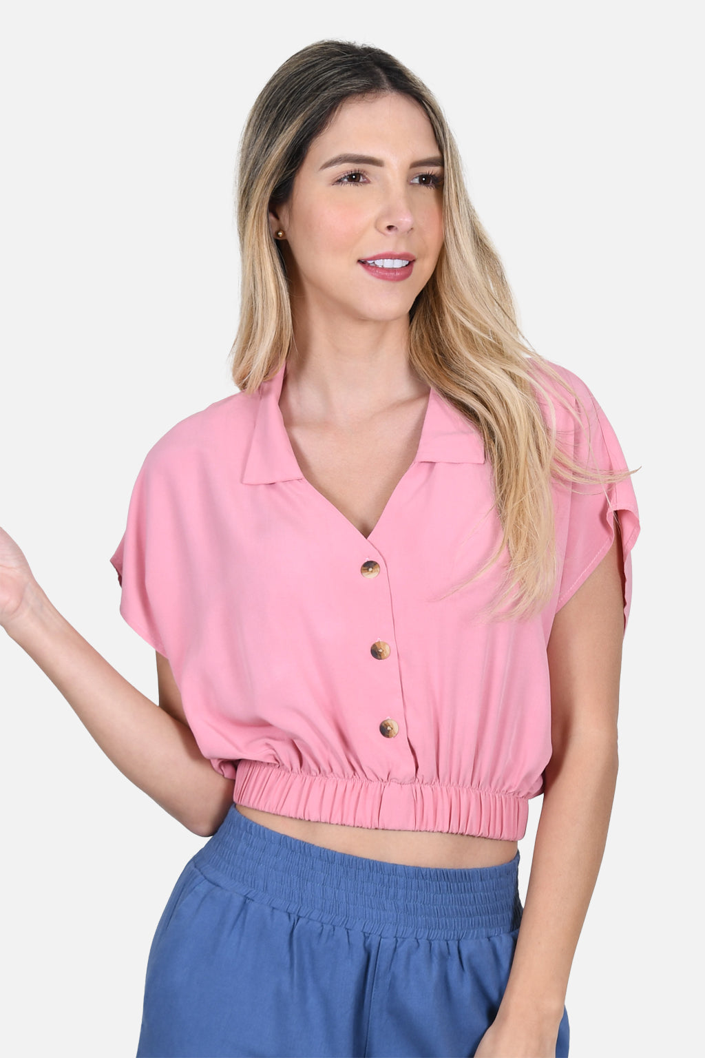 Blusa Rebeca - Rosada